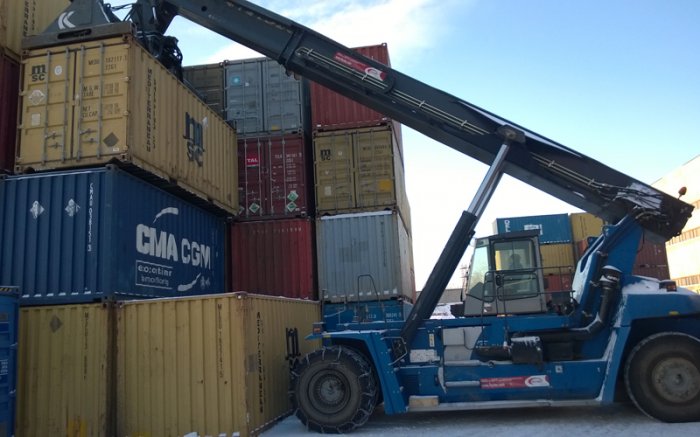 Организация приема контейнера на железнодорожной станции и его доставка до склада грузополучателя