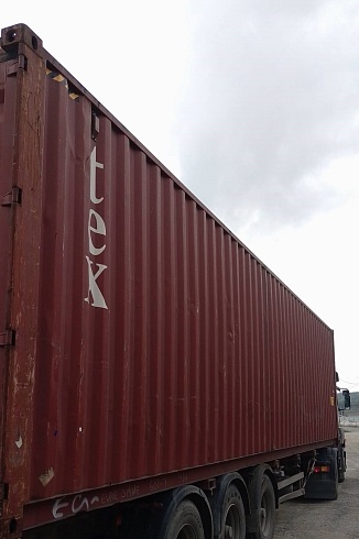 40ф контейнер коричневый Б/У